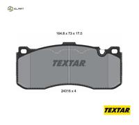 BRAKE PAD SET DISC BRAKE 2431601 FOR MINI BMW N14B16/N18B16C 1.6L 4cyl N46B20