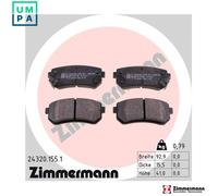 ZIMMERMANN 24320.155.1 Brake pad set