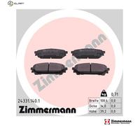 BRAKE PAD SET DISC BRAKE 24331.140.1 FOR SUBARU EJ201 2.0L EL1544EL15 1.5L 4cyl