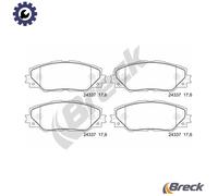 Brake pads 24337 00 701 00 BRECK for TOYOTA RAV 4 III PRIUS PLUS AURIS RAV 4 IV