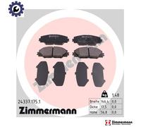 ZIMMERMANN 24337.175.1 Brake pad set