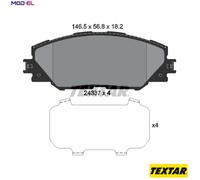 Brake Pads Set Front Textar 2433701 19184911 0446502230 044650R031 0446542140