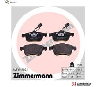 ZIMMERMANN 24339.200.1 Brake pad set