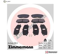 ZIMMERMANN 24346.170.1 Brake pad set