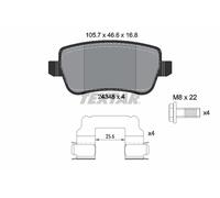 BRAKE PAD SET, DISC BRAKE 2434802