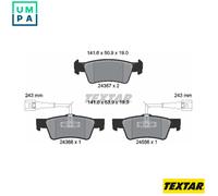 ✅Fits TEXTAR 2436701 BRAKE PADS /R/T5 03- 16" ⭐UK Seller⭐
