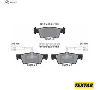 ✅Fits TEXTAR 2436701 BRAKE PADS /R/T5 03- 16" ⭐UK Seller⭐