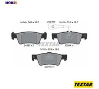 BRAKE PAD SET DISC BRAKE 2436704 FOR VW BPD/BLK/BPE/BAC 2.5L 5cyl TOUAREG