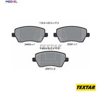 BRAKE PAD SET DISC BRAKE 2440301 FOR RENAULT NISSAN NOTE/VERSA MARCH/IV/ACTIVE
