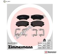 ZIMMERMANN 24412.190.2 Brake pad set