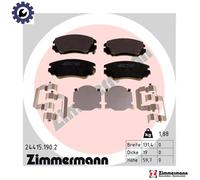 BRAKE PAD SET DISC BRAKE 24415.190.2 FOR VAUXHALL INSIGNIA/Mk SAAB OPEL