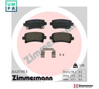 ZIMMERMANN 24421.170.3 Brake pad set