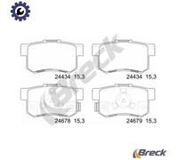 BRAKE PAD SET DISC BRAKE 24434 00 704 00 FOR HONDA FR-V CR-V/IV/SUV/II/Mk 2.4L