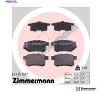 BRAKE PAD SET DISC BRAKE 24435.150.1 FOR HONDA K24Y5/K24Z5/K24Z2 2.4L 4cyl 3.5L