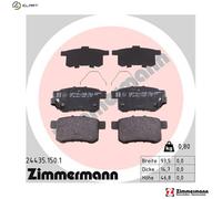 BRAKE PAD SET DISC BRAKE 24435.150.1 FOR HONDA K24Y5/K24Z5/K24Z2 2.4L 4cyl 3.5L