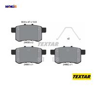 BRAKE PAD SET DISC BRAKE 2443501 FOR ACURA HONDA PROTON BYD 2.4L 4cyl TSX 3.5L