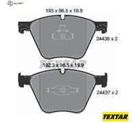 BRAKE PAD SET DISC BRAKE 2443601 FOR BMW 5/X/SAV/F1/F8/E70/Gran/Turismo/F07