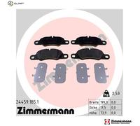 BRAKE PAD SET DISC BRAKE 24459.185.1 FOR PORSCHE BOXSTER/718/Spyder 911/Targa