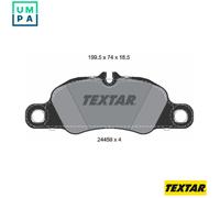 Textar 2445901 Brake Pad Set, disc brake