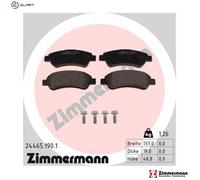 BRAKE PAD SET DISC BRAKE 24465.190.1 FOR PEUGEOT MANAGER/Platform/Chassis/Van
