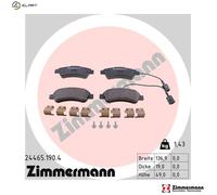 BRAKE PAD SET DISC BRAKE 24465.190.4 FOR PEUGEOT MANAGER/Platform/Chassis/Van