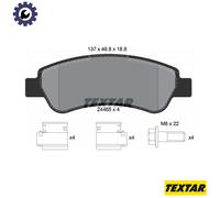 TEXTAR 2446501 Brake pad set