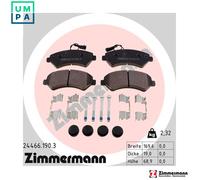 ZIMMERMANN 24466.190.3 Brake pad set