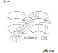 BRAKE PAD SET DISC BRAKE 24467 00 703 20 FOR PEUGEOT MANAGER/Platform/Chassis