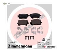 BRAKE PAD SET DISC BRAKE 24483.170.2 FOR VW CC/PASSAT/SEDAN/GRANDE SHARAN 2.0L