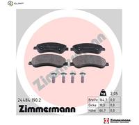BRAKE PAD SET DISC BRAKE 24484.190.2 FOR VW CFPA 2.0L CNFB/CSHA/CNEA/CNFA 2.0L