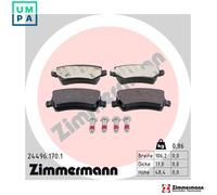 ZIMMERMANN 24496.170.1 Brake pad set