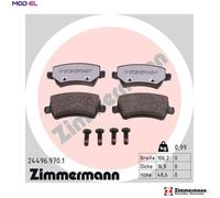 BRAKE PAD SET DISC BRAKE 24496.970.1 FOR VOLVO FORD B 5254 T6 2.5L 5cyl S80L