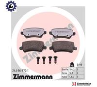 ZIMMERMANN 24496.970.1 Brake pad set
