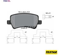 BRAKE PAD SET DISC BRAKE 2449602 FOR VOLVO FORD B 5254 T6 2.5L 5cyl S80L 6cyl