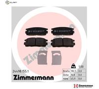 ZIMMERMANN 24498.155.1 Brake pad set
