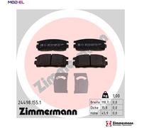 ZIMMERMANN 24498.155.1 Brake pad set