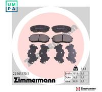 ZIMMERMANN 24501.170.1 Brake pad set
