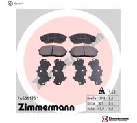 ZIMMERMANN 24501.170.1 Brake pad set