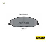BRAKE PAD SET DISC BRAKE 2451301 FOR FORD USA 99F 5.0L C46USEM 4.6L 8cyl MUSTANG