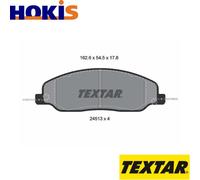 DISC BRAKE PADS SET FOR FORD USA FORD AUSTRALIA MUSTANG CONVERTIBLE TEXTAR