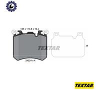 Textar Front Brake Pads fits Rolls-Royce Wraith BMW X5 X6 Ghost Dawn 2452401