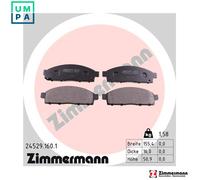 BRAKE PAD SET DISC BRAKE 24529.160.1 FOR MITSUBISHI CHALLENGER/II PAJERO/SPORT