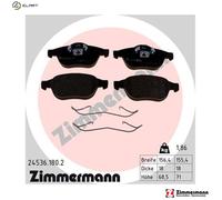 ZIMMERMANN 24536.180.2 Brake pad set