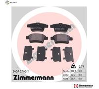 ZIMMERMANN 24540.165.1 Brake pad set