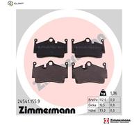 ZIMMERMANN 24541.155.9 Brake pad set