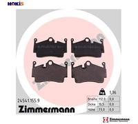 ZIMMERMANN 24541.155.9 Brake pad set