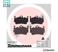 ZIMMERMANN 24541.155.9 Brake pad set