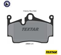BRAKE PADS REAR Boxster 987 2.7L / 987C 2.7L 98735293901