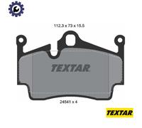 BRAKE PADS REAR Boxster 987 2.7L / 987C 2.7L 98735293901