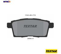 Fits TEXTAR 2454501 BRAKE PADS /R/MAZDA CX-9 3.5-3.7 07- ✅UK Seller
